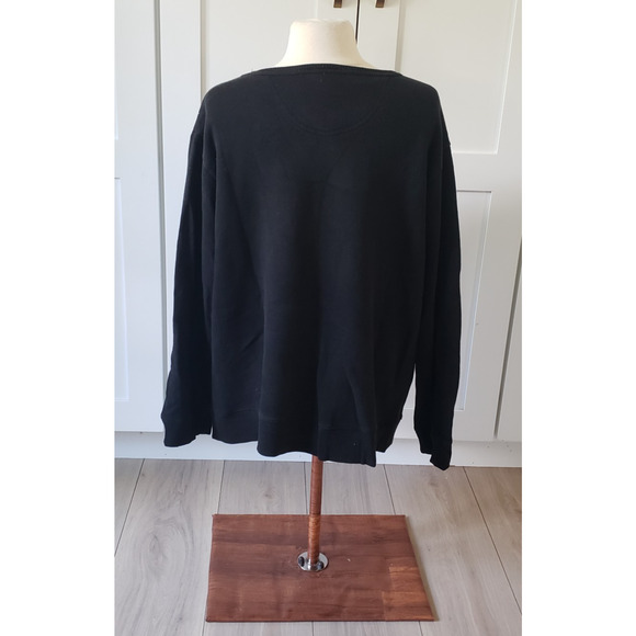 Looney Tunes Crewneck Sweatshirt Womens S Black Bugs Daffy Taz Tweety Embroidery - Picture 3 of 6